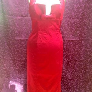 Bebe Red Cocktail Dress